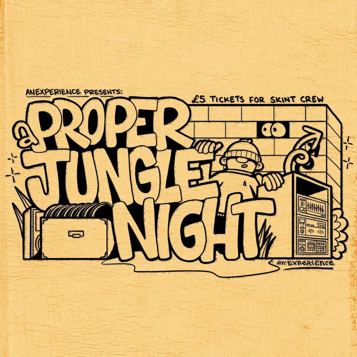 AnExperience presents ~ A proper jungle night (5 rooms)