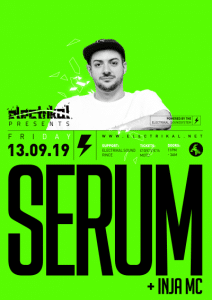 Electikal presents Serum and Inja at the Bongo Club Edinburgh Flyer